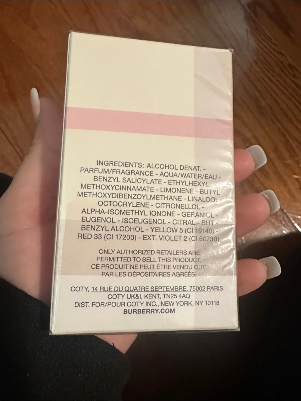 Burberry London Women's Eau de Parfum Box - Beige & Pink Plaid - Picture 2 of 5